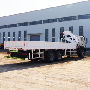 JQCM Nueva Grúa Plegable Montada en Camión FOTON de 10 Toneladas 6x4 con Pluma <span class=keywords><strong>Articulada</strong></span> y Rotador de 360 Grados para Exportación - Product Image 3