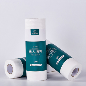 Chiffon <span class=keywords><strong>de</strong></span> nettoyage <span class=keywords><strong>rond</strong></span> jetable 50 feuilles, rouleau <span class=keywords><strong>de</strong></span> <span class=keywords><strong>papier</strong></span> <span class=keywords><strong>de</strong></span> soie pour cuisine sèche chiffon <span class=keywords><strong>de</strong></span> cuisine torchon - Product Image 3