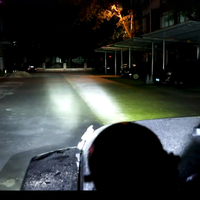 Vente flash - Phare LED ultra-lumineux de 4 pouces, 12V 24V, phare antibrouillard, feu de recul pour moto