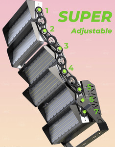 <span class=keywords><strong>Tuv</strong></span> ETL mô-đun có thể điều chỉnh sân vận động ánh sáng 240W 360W 480W 600W 720W ngoài trời thể thao quần vợt sân golf dẫn đèn pha - Product Image 3