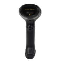Pistolet scanner de codes-barres 2D en gros lecteur de codes QR USB filaire 60cm s haute vitesse résolution de 3 mil pour entrepôt de vente au détail supermarché