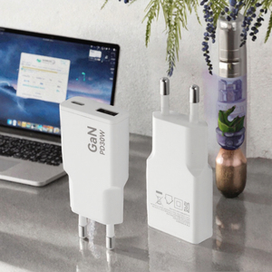<span class=keywords><strong>Chargeur</strong></span> mural USB-C PD 25W nouvelle technologie à charge rapide avec câble Type-C et protection OTP pour ordinateur portable et téléphone portable - Product Image 3