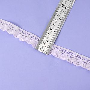 2023 תמיכה מותאם אישית אלסטי תחרה כותנה יצרן חוט כותנה תחרה יחיד צד מתקפל <span class=keywords><strong>Agaric</strong></span> 2.5 cm תחרה - Product Image 2