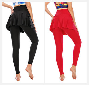 Culottes de yoga taille haute pour femmes avec lifting des hanches Leggings d'exercice à séchage rapide pour la danse en cours d'exécution musculation Fitness <span class=keywords><strong>Culotes</strong></span> - Product Image 2