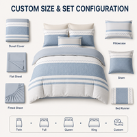 Fabricant en gros de parures de lit personnalisées OEM ODM – Motif, couleur, taille et logo personnalisables – Housse de couette, drap, taie d'oreiller