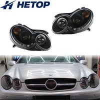 Phare HETOP SONAR W209 2004-2009, mise à niveau pour Mercedes-Benz Classe CLK, avec feux de jour (DRL) et clignotants, Plug and Play