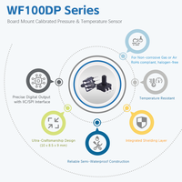 Capteurs de pression numériques -100~200KPa WF100DPZ, capteur barométrique 5,5V pour oxygénateur et ventouse électrique, lit à coussin d'air