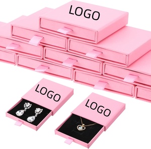 Nueva Caja de Joyería de Papel Kraft Rígido Reutilizable, Ecológica, Biodegradable, de Alta Gama, para Collares y Anillos de Mujer - Product Image 1