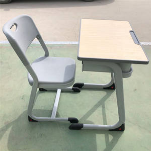 Escritorio individual de metal de elevación de diseño francés moderno para entrenamiento y tutoría primaria de escuela secundaria para entornos de aprendizaje - Product Image 6