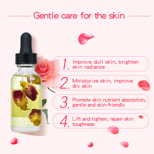 Huile Essentielle de Rose Bio Marque Blanche Hydratante Éclaircissante pour le Visage et le Corps, Sérum Huileux Éclatant pour Massage, Huile de Soin Relaxante OEM - Product Image 3