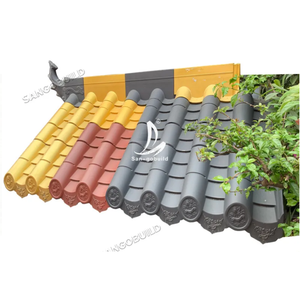<span class=keywords><strong>Tegole</strong></span> per Tetti in Stile Cinese Tradizionale, Decorazione in Plastica, Lastra per Tetto in Polimero ad Alta Resistenza, Tegola Antica - Product Image 6