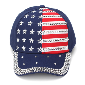 Gorras de Béisbol Personalizadas con 6 Paneles, Visera Curva Estructurada, Adorno de Diamantes de Imitación Termoadhesivos, Bajo MOQ, Venta al por Mayor, Gorras con Strass, Casquette a Strass - Product Image 2