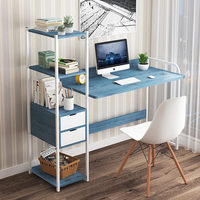 Bureau d'ordinateur intégré simple avec tiroir, pour la maison, pour étudiants, bureau d'ordinateur de chambre à coucher