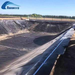 Ventes directes d'usine 0.2-3mm Géomembrane HDPE anti-infiltration haute Performance adaptée à la doublure de barrage de réservoir de biogaz et à la doublure d'étang - Product Image 2