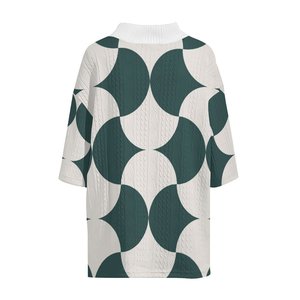 Chemise pour homme en polyester/coton tricoté jacquard respirant à impression numérique 3D, style <span class=keywords><strong>streetwear</strong></span> ample à col en V, vente en gros OEM pour l'été - Product Image 4