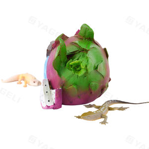 Bureau étanche coloré lézard cachette gecko <span class=keywords><strong>caméléon</strong></span> résine cachette grotte pour reptiles - Product Image 6