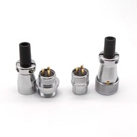 Connecteur mâle et femelle WS16-4-core WSJ4TQ WS16K4ZQ pour prise d'alimentation aéronautique à noyau solide