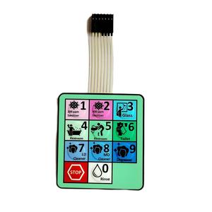 Bảng điều khiển mái vòm Nhãn dán bàn phím overlayfunction cảm ứng chuyển mạch màng tùy chỉnh bảng chuyển đổi màng/Bàn phím màng - Product Image 6