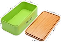 Pot de conservation alimentaire rond en métal moderne 44,5 x 22,8 x 13,5 cm pour la conservation de la fraîcheur en cuisine