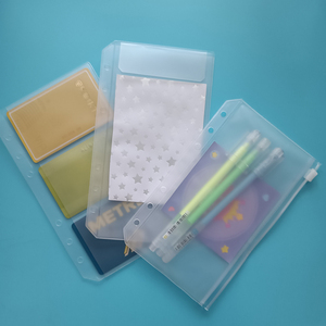 A5 A6 A7 – classeur Transparent givré perforé à fermeture éclair, enveloppes personnalisées pour argent de poche et cartes, enveloppe de classeur de Budget - Product Image 6
