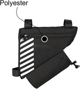 Échantillon gratuit : Sac de rangement triangulaire pour vélo, imperméable, accessoires de vélo, portable, avec bande réfléchissante, sac triangulaire pour vélo - Product Image 2
