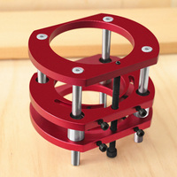 Base elevadora para router con placa de inserción para mesa de router, para motores de 65mm de diámetro, herramientas de bricolaje para bancos de trabajo de router de madera y carpintería