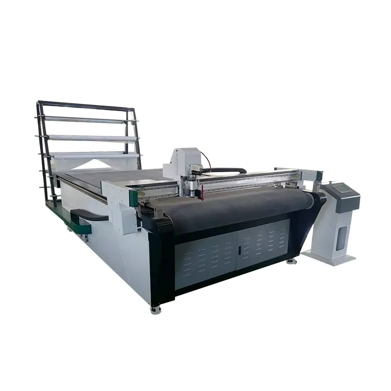 TC Multi-lay Free Upgrade OEM/ODM Cutting Machine For Fabric Manual Sample Zigzag Roller Textile