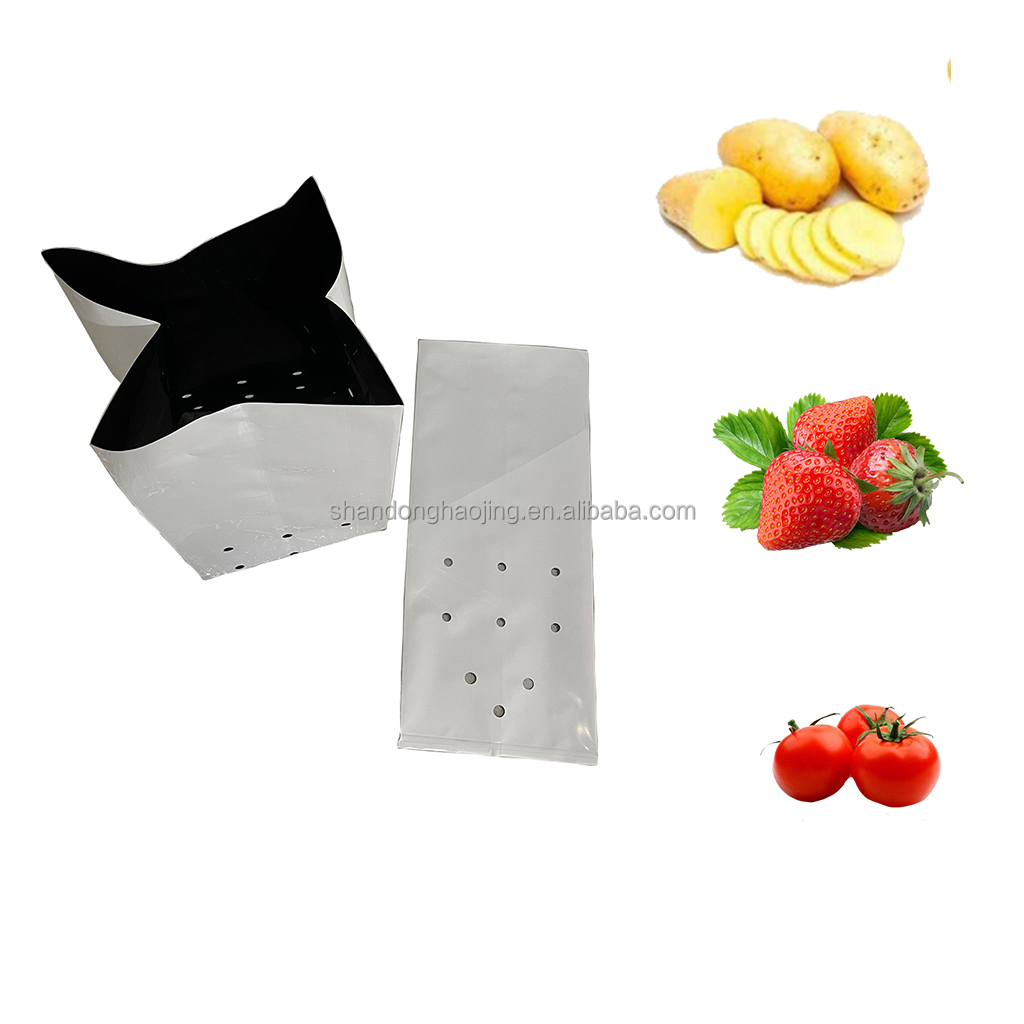 1/2 1 2 3 5 7 8 10 15 20 30 Gallonen Großhandel Rechteckig/Quadrat Weiß Schwarz Pflanzer Grow Bags mit Ablauf loch