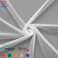 Échantillons gratuits d'inventaire Polyester Spandex Power Mesh Tulle Tissu en tricot tissé Voile de satin pour vêtements de loisirs Robe uniforme