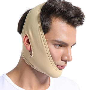 Cintura Modellante per Uomo Riduce il Doppio Mento Fajas Faciales Lifting Viso Elastico Snellente Cintura Modellante a V con Fascia per il Collo - Product Image 5