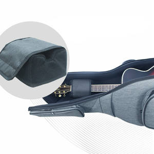 防水 ソフトケース ダブルショルダーストラップ パッド入り バイオリンケース ポーチ ギター バックパック 楽器バッグ - Product Image 6
