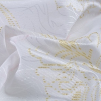 Échantillon Gratuit Tissu Tricoté Antistatique Écologique Imprimé Feuille d'Or 100% Polyester Léger 70 g/m² pour Vêtements de Filles