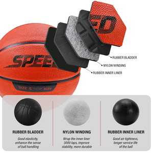 Basket-ball d'entraînement pour adultes sur mesure <span class=keywords><strong>de</strong></span> haute qualité en cuir PVC <span class=keywords><strong>de</strong></span> taille standard 5 <span class=keywords><strong>avec</strong></span> caoutchouc pour joueurs et entraîneurs - Product Image 5