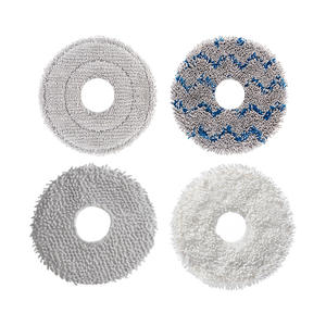 Tampons de vadrouille pour robot aspirateur Ecovacs <span class=keywords><strong>Deebot</strong></span> <span class=keywords><strong>X1</strong></span> X1s /T10/T20/T30/S10 Chiffon de vadrouille lavable Pièces de rechange - Product Image 1