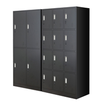 Armoire en acier pour chambre d'enfant, casier de rangement en métal avec serrure, coloré pour chambre d'enfant