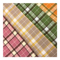 Customized Sustainable Woven Check Materials