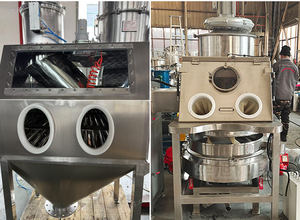 Neue staubfreie Handschuhbox, kleine Beutel-Entleerstation, leicht zu reinigende Entladeausrüstung, Edelstahl, hohe Effizienz, für Zucker und Kaffee - Product Image 6