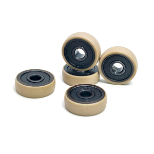 आर्क पोम BSR-6-23-7 प्लास्टिक व्हील पुलली 6x22.7x7 मिमी प्लास्टिक लेपित रोलर नायलॉन शेव पुली - Product Image 3