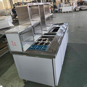 เคาน์เตอร์ร้านชานมสแตนเลสแบบพกพา ดีไซน์สวยงาม ปี 2025 - Product Image 5