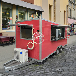 Kiosque mobile de concession OEM, remorque alimentaire, système d'alimentation en eau à 3 bassins, cuisine, chariot de restauration rapide, camion de nourriture à vendre - Product Image 2