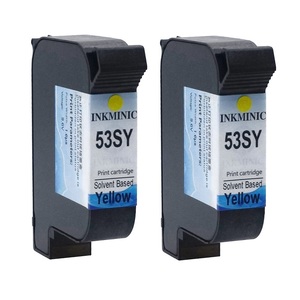 100% Chip Compatible 53S+ Solvent-Based Black <b>Ink</b> Cartridges - Product Image 3