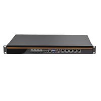 Boîtier de serveur en rack 1U 19 pouces I5 12450H 13th I7 13620H DDR5 RAM Pfsense pare-feu routeur SFP 20G 40G PC industriel