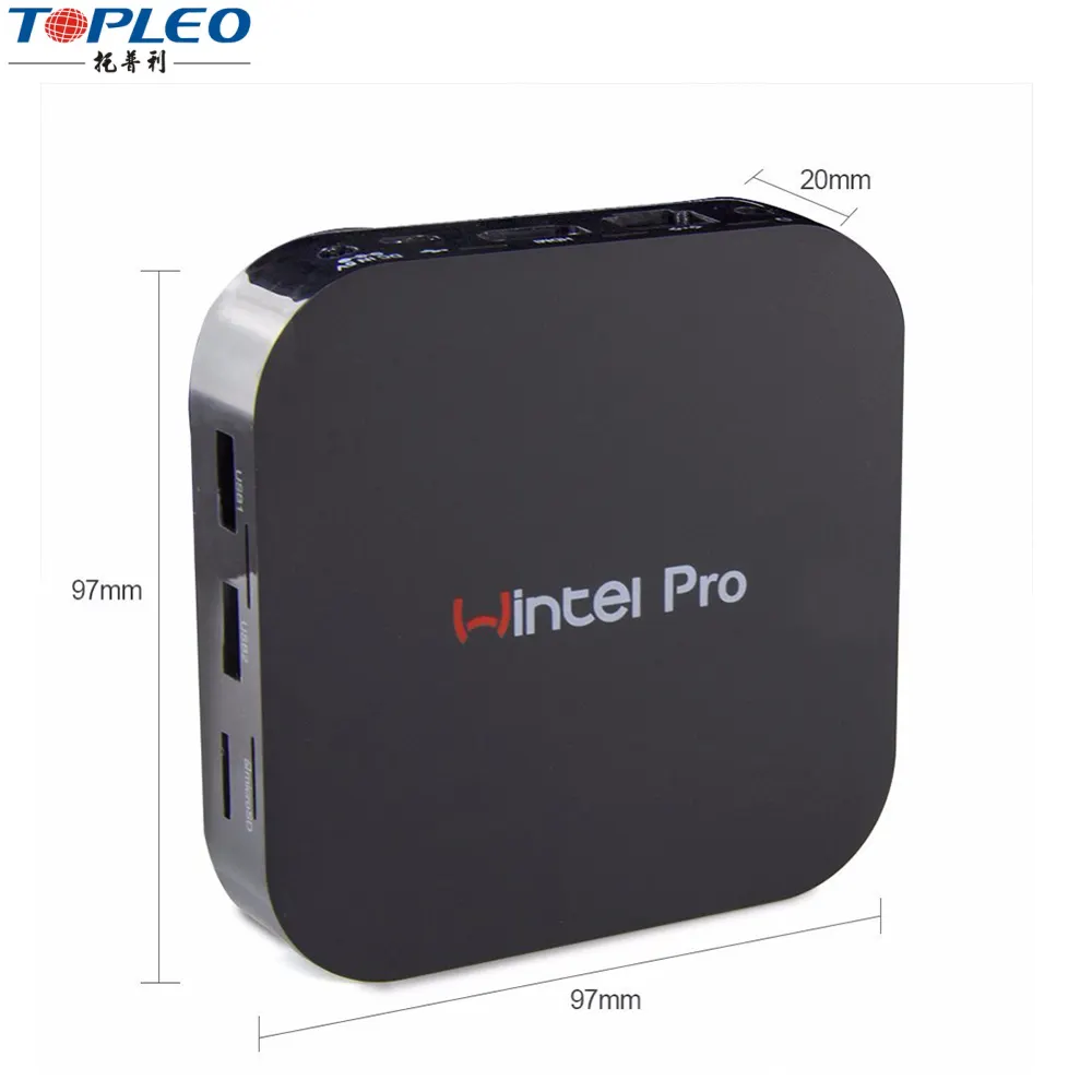 NEW Product W8pro Z8300 Intetl Cherry Trail Quad core 1080P smart tv box