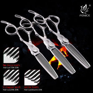 6 pouces Accessoires De Coiffeur Dents De Coupe Ciseaux De Salon De Coiffure Cheveux Ciseaux Amincissants Ensemble - Product Image 4