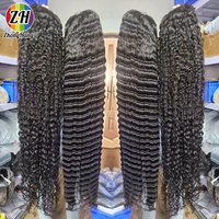 Perruques en cheveux humains bouclés naturels, densité 250, avec dentelle frontale HD transparente, perruque en cheveux humains vierges bouclés birmans, prix d'usine