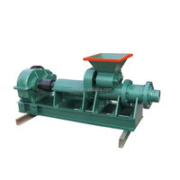 Hoja co-rotativa extrusora de caucho de silicona de pellets de ladrillo de arcilla de un solo tornillo, extrusora de recubrimiento en polvo de cable de hormigón de ratán inflado
