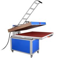 Nouvelle presse à chaud manuelle pneumatique grand format 50x70 60x80 80x100 pour sublimation, transfert sur verre et impression numérique