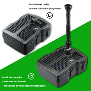 SUNSUN CUF-3800 35W UV-C étang submersible eau étang filtre pompes jardin cour cascade fontaine pompe kit avec fontaine <span class=keywords><strong>buse</strong></span> - Product Image 4