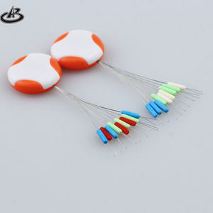 Flotador de Pesca Ovalado de Plástico Negro Hangxiang, Tope de Flotador, Cuentas Espaciadoras - Product Image 2