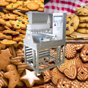 Aço inoxidável Full Automatic pequeno Biscuit Cookies Machine mini Cookie Depositor Machine